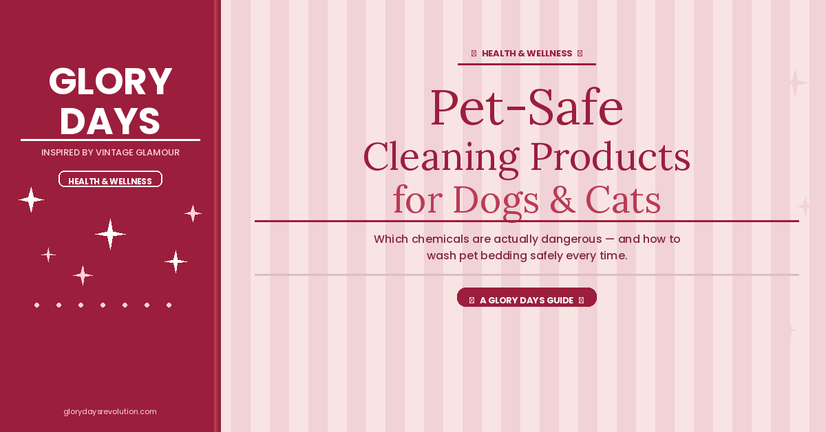 Pet-Safe Cleaning Products for Dogs and Cats