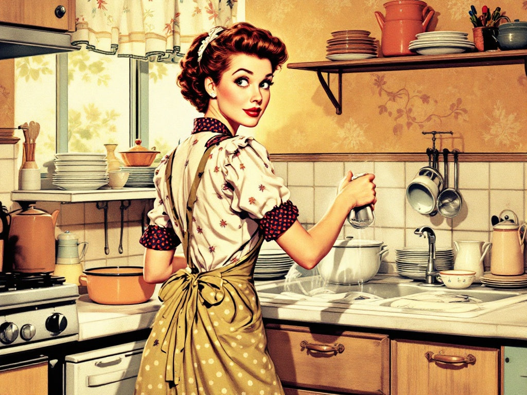 From Pin-Ups to Planet-Friendly: The Charming Evolution of Dish Cleaning