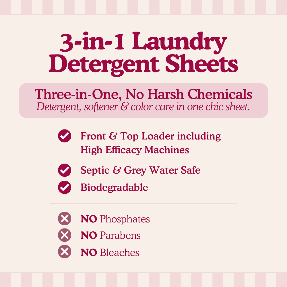 Eco 3-In-1 Laundry Sheets