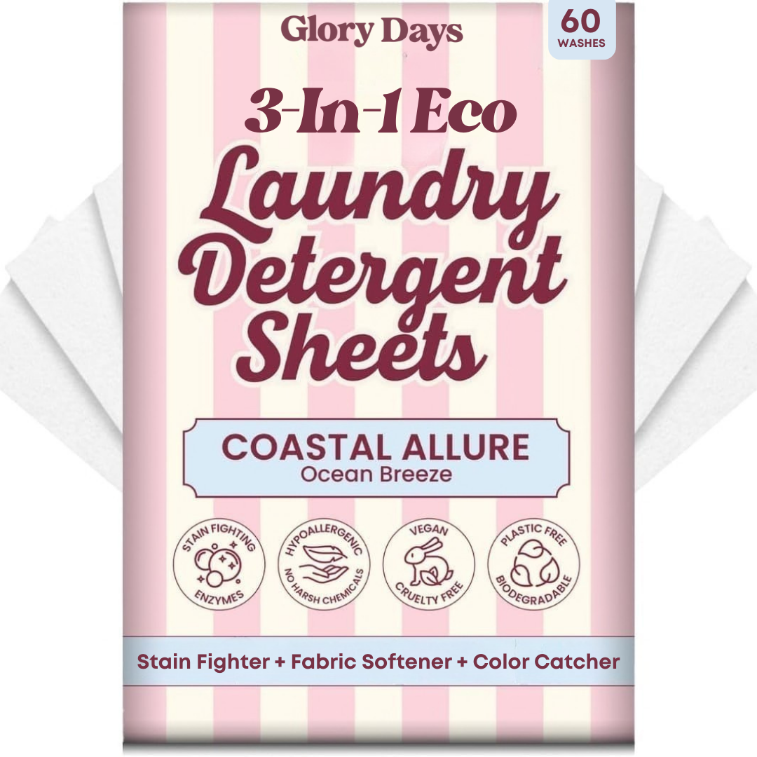 3-In-1 Eco Laundry Detergent Sheets