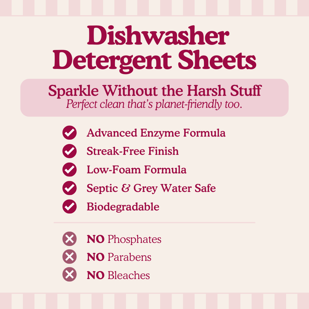 Eco Dishwasher Detergent Sheets - Citrus Socialite (60 Washes)