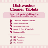 Eco Dishwasher Machine Cleaning Tablets - Citrus Socialite (2 Sizes)