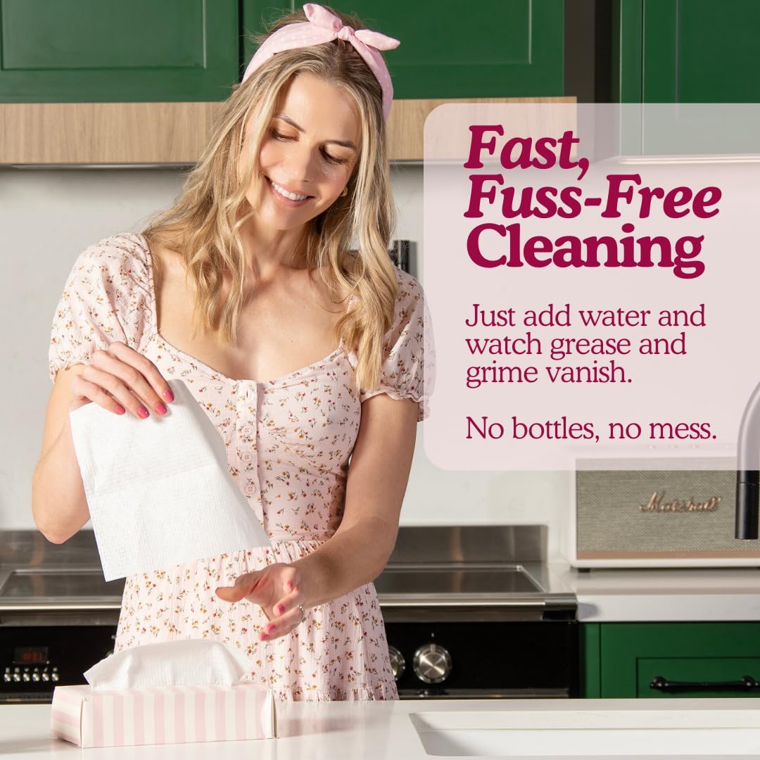 Biodegradable Bubble Dish Wipes