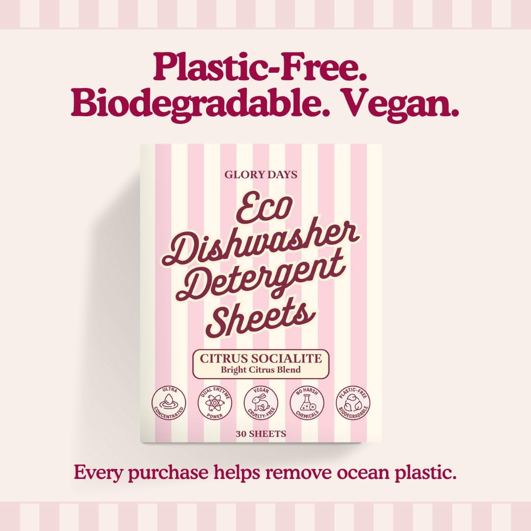 Eco Dishwasher Detergent Sheets - Citrus Socialite (60 Washes)