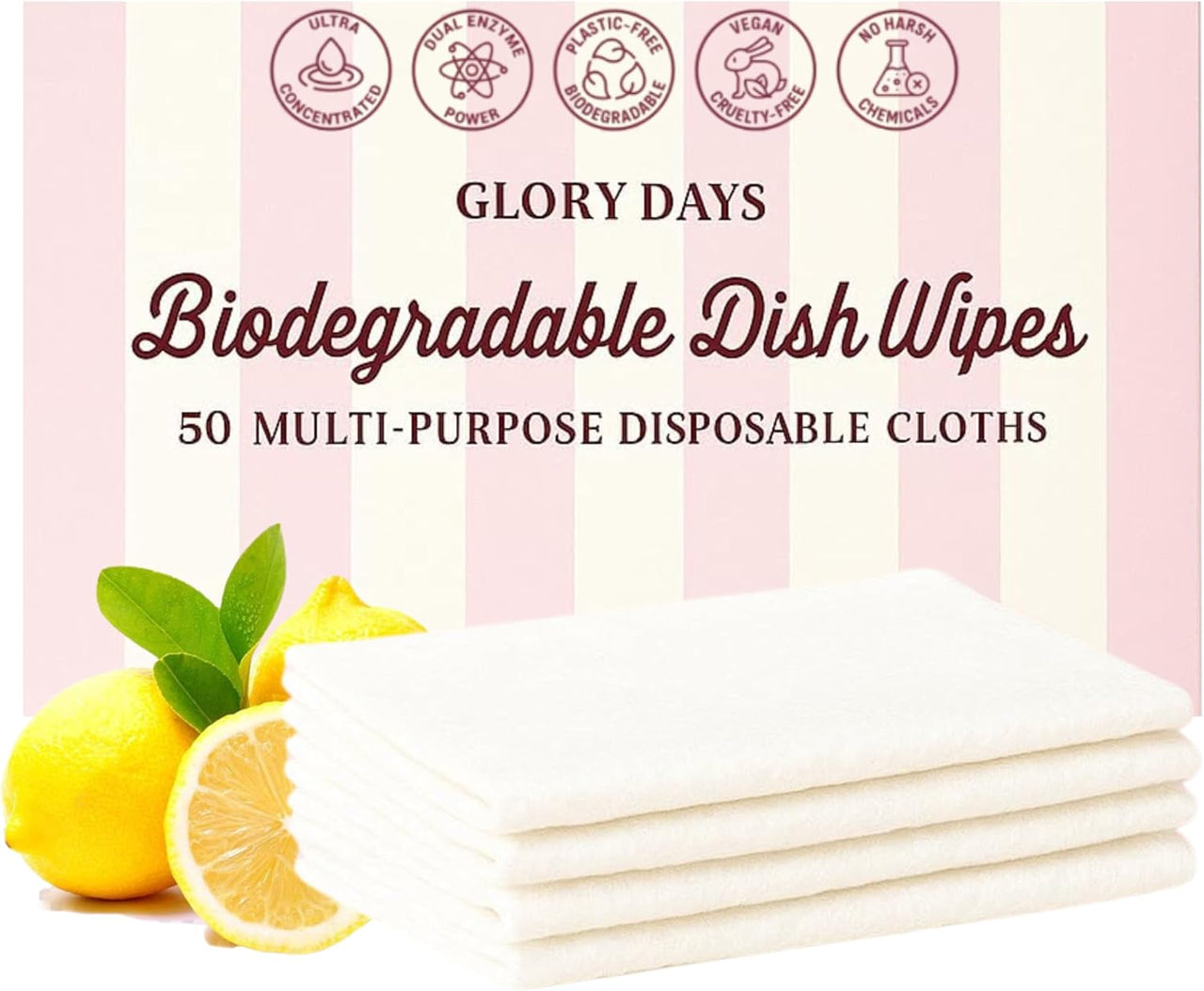 Biodegradable Bubble Dish Wipes