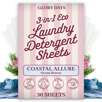 Eco 3-In-1 Laundry Sheets - Coastal Allure (2 Sizes)