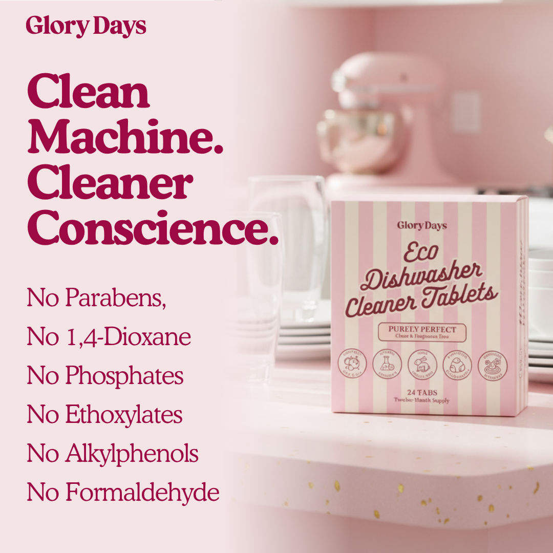 Eco Dishwasher Machine Cleaning Tablets - Citrus Socialite (2 Sizes)